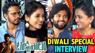 Taxiwaala Team Diwali Special Interview | Vijay Deverakonda, Priyanka Jawalkar, Rahul Sankrityan