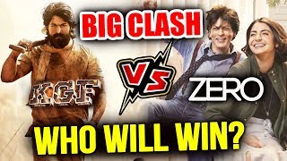 KGF Vs ZERO | BIG CLASH On December | Yash Vs Shahrukh Khan