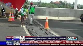 Jembatan Kalikuto Diuji Beban Jelang Pengoperasian Tol Batang-Semarang