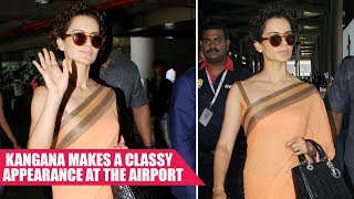 Kangana Ranaut Makes A Classy Appearance At The Airport