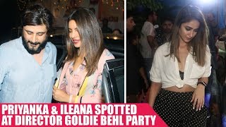 Priyanka Chopra and Ileana D'Cruz spotted at director Goldie Behl party