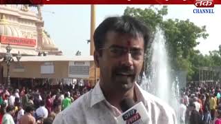Botad : the devotees at the temple of Goddess Salgpur emerged