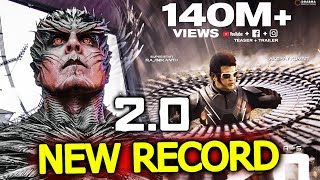 2.0 Makes A HUGE RECORD | 140+ MILLION Views | Rajnikanth | Akshay Kumar