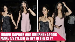 Jhanvi and Khushi Kapoor’s Airport Style Can Give The Kardashian Sisters A Run For Their Money