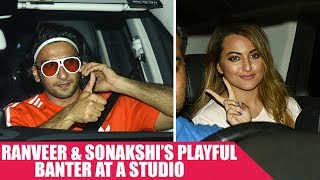 Ranveer Singh and Sonakshi Sinha Get Goofy At Sunny Super Sound Studio