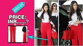 #PriceTag - The cost of Jhanvi Kapoor’s track pants can fund your next GOA trip!