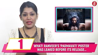 How did Ranveer Singh's first look poster from 'Padmavati' get leaked? | Bubble Bulletin