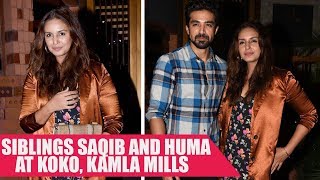 Saqib Saleem and Hema Qureshi spotted as they hung out together