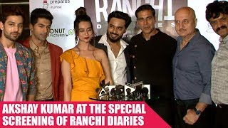Akshay Kumar made a starry presence at the red carpet premiere of Ranchi Diaries