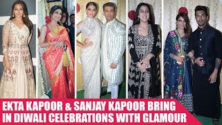 Ekta Kapoor's and Sanjay Kapoor's Diwali parties turned into a gala affair
