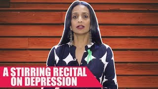 Suchitra Pillai recites a motivational poem on battling depression