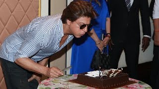 Shah Rukh Khan Celebrates His Birthday With Media People - Full Video