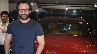 Saif Ali Khan Spotted With His New Jeep Grand Cherokee SRT