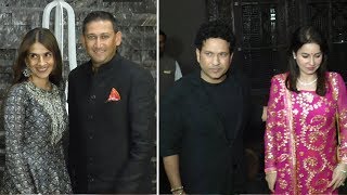 Zaheer Khan & Sagarika Ghatge's Wedding Reception | Sachin Tendulkar, Ajit Agarkar