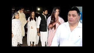 Bollywood Celebs Visit Shashi Kapoor's House - Amitabh, Abhishek, Aishwarya, Kareena