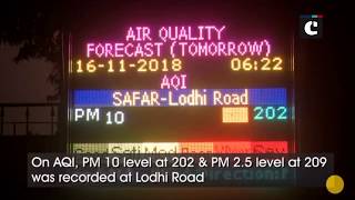 Delhi’s air quality improves after light rainfall