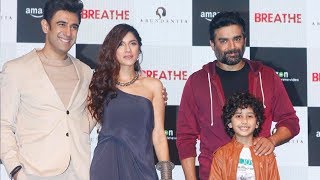 R. Madhavan, Amit Sadh, Sapna Pabbi At Trailer Launch Of Amazon Prime Original's Breathe