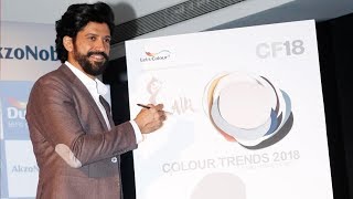 Farhan Akhtar At Launch Of Colour Of The Year 2018