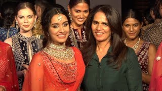 Shraddha Kapoor Walks For Anita Dongre At The Wedding Junction Show