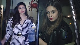 Athiya Shetty, Huma Qureshi Spotted At Bandra