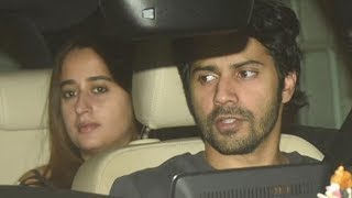 Varun Dhawan And His Girlfriend Natasha Dalal Enjoy A Late Night Movie Date