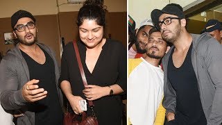 Arjun Kapoor Spotted With Sister Anshula Kapoor At PVR Juhu