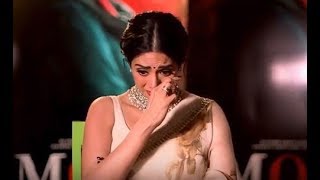 WATCH : Emotional Sridevi Crying In Her Last Interview