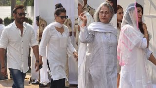 Jaya Bachchan, Ajay-Kajol, Jacqueline Reach Out To Pay Their Last Respects To Sridevi
