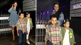 Maanayata Dutt SPOTTED With Her Kids At Hakkasan | Bollywood Bubble