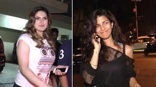 Nimrat Kaur And Zareen Khan Spotted In City