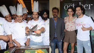 UNCUT - Varun Dhawan Promoting His Movie October In Chef Uniform