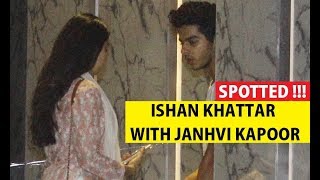 Janhvi Kapoor SPOTTED With Ishaan Khattar At Dhadak Wrap Up Party
