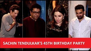 Sachin Tendulkar's 45th Birthday Bash Celebrations - INSIDE VIDEO