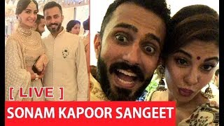 Bollywood Stars At Sonam Kapoor's Sangeet Ceremony - LIVE