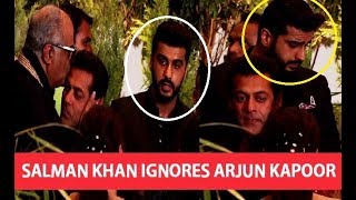 Salman Khan IGNORES Arjun Kapoor at Sonam Kapoor's Wedding Reception
