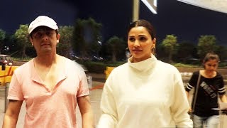 Daisy Shah And Sonu Nigam Spotted At Mumbai Airport | Watch Video