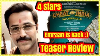 Cheat India Teaser Review l Emraan Hashmi Surprises Again