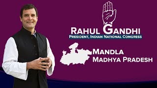 LIVE: Congress President Rahul Gandhi addresses a public gathering in Mandla, Madhya Pradesh