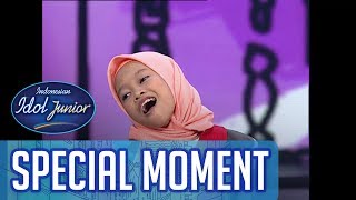 Inilah beberapa pose cantik ala Raisya! - TOP 7 - Indonesian Idol Junior 2018