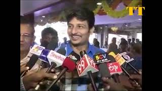 Actor Jeeva participated in the opening of the restaurant at Tirupati
