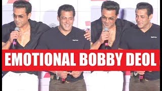 Bobby Deol Got EMOTIONAL While Thanking Salman Khan | Race 3 Trailer Launch