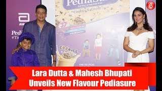 Lara Dutta And Mahesh Bhupati At Pediasure New Flavor Launch