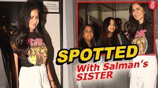 Katrina Kaif Spotted With Salman Khan's Sisters At Restaurant