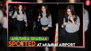 Anushka Sharma Spotted At Mumbai Airport