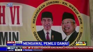 Santri dan Warga Wonosobo Dukung Jokowi-Ma'ruf