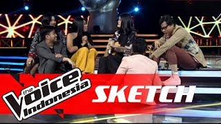 Asik! Nobar di Panggung The Voice! ???? | SKETCH | The Voice Indonesia GTV 2018
