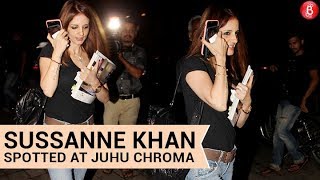 Sussanne Khan Spotted At Juhu Chroma