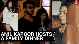 Kapoor Siblings Arjun, Janhvi, Khushi & Anshula At Anil Kapoor's Dinner Party
