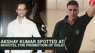 Akshay Kumar Spotted At Novotel For Promotion Of Gold