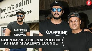 Spotted: Arjun Kapoor Plays Oh So Cool At Hakim Aalim's Lounge!